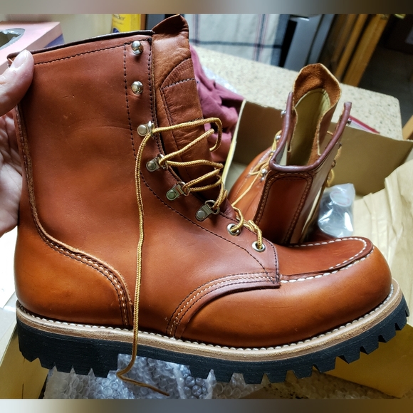 BNIB Red Wing Irish Setter Vintage New Old Stock 8" mocs - Picture 5 of 12